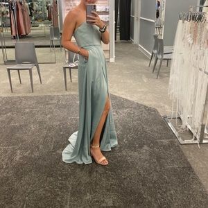 Beautiful sage formal dress